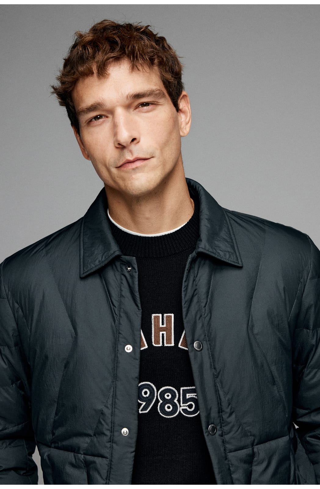 CLASSIC QUILTED LIGHTWEIGHT TURTLENECK LAYER STYLING JACKET