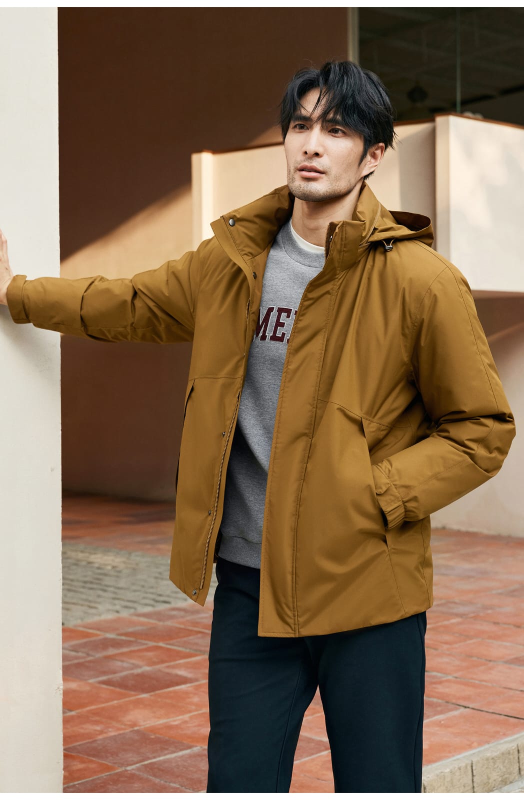 WINTER WATERPROOF WINDPROOF OUTDOOR HOODED JACKET