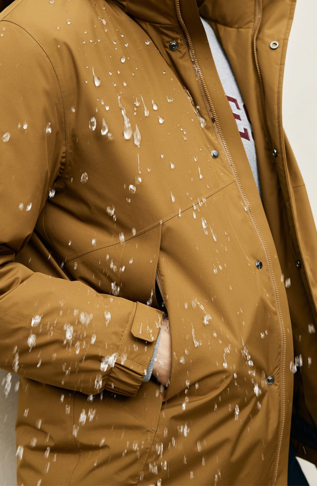 WINTER WATERPROOF WINDPROOF OUTDOOR HOODED JACKET