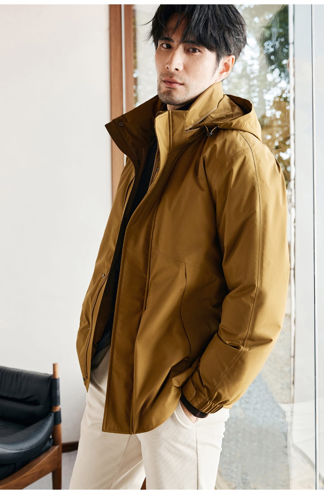 WINTER WATERPROOF WINDPROOF OUTDOOR HOODED JACKET