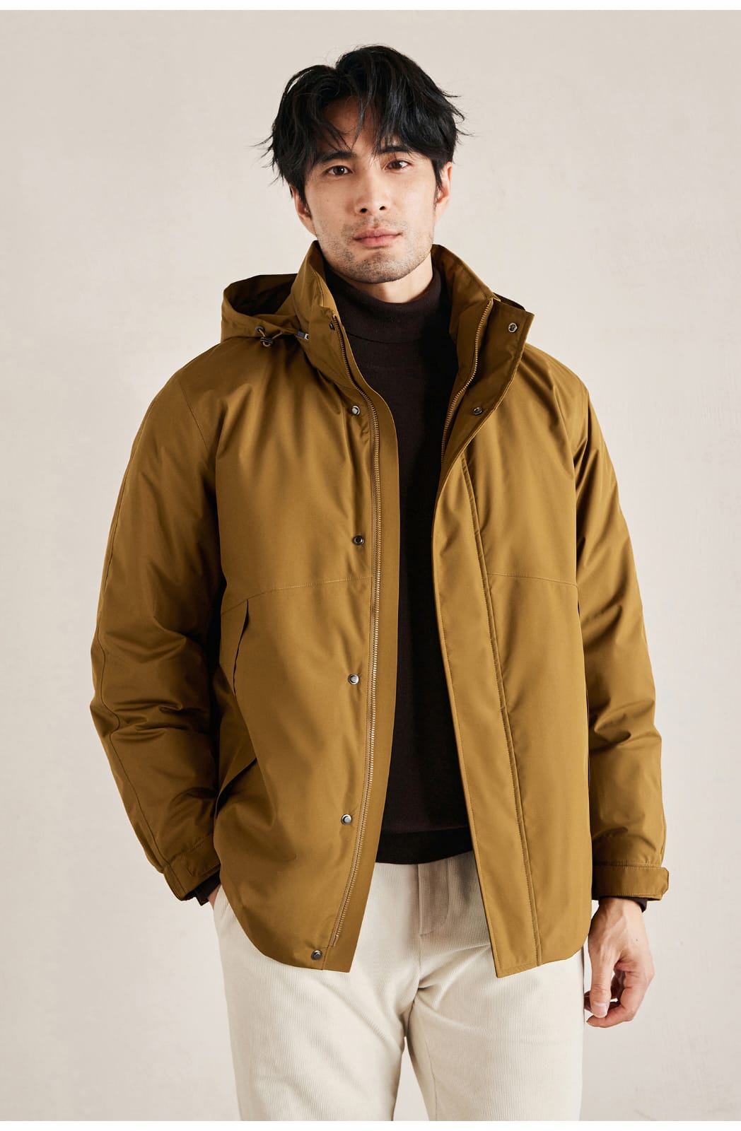 WINTER WATERPROOF WINDPROOF OUTDOOR HOODED JACKET