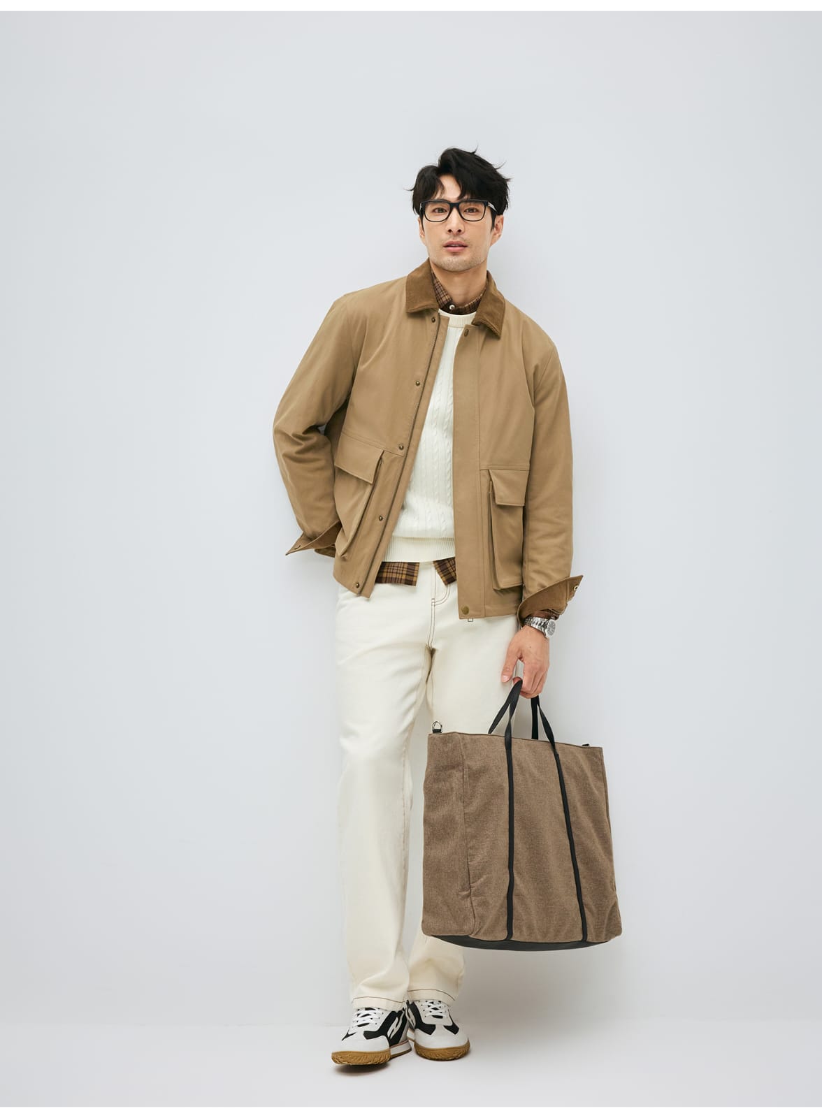 VINTAGE CORDUROY COLLAR WORKWEAR BARN JACKET